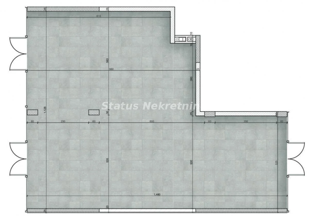 Lokal 225 m², prizemlje, Telep, Novi Sad