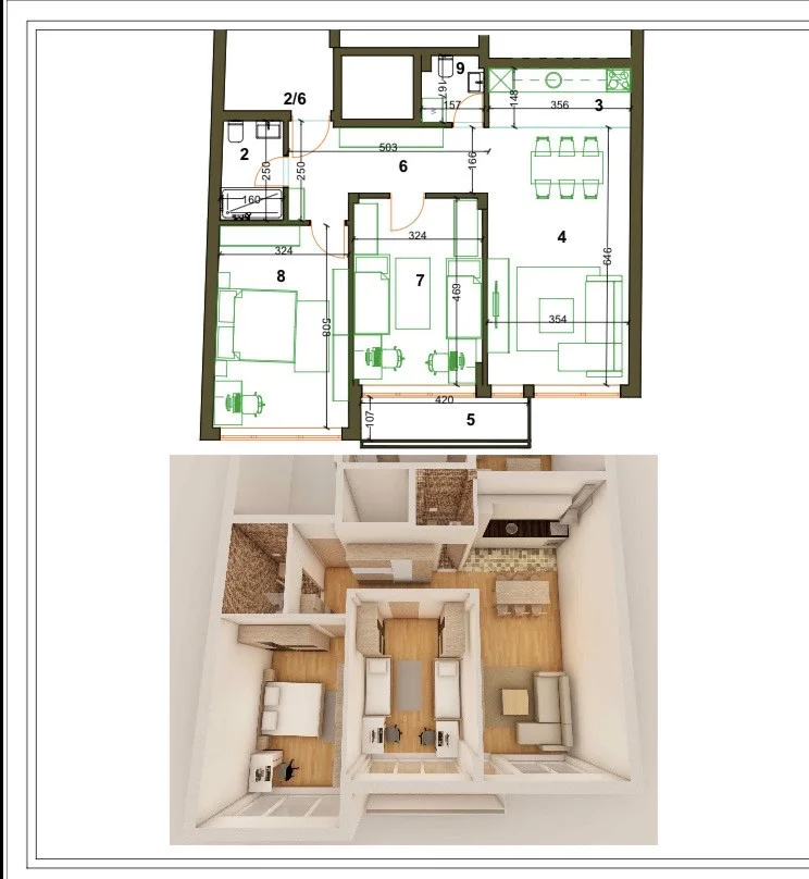 NOVI SAD. SALAJKA. DVOIPOSOBAN STAN. SA PDV-OM(Svet nekretnine, Novi Sad, Reg. br. 405)