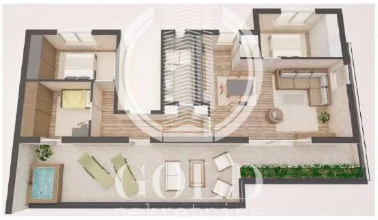 Izgradnja rok 9.2027. godine: Novi Sad-Veternik, 3.5 + gratis terasa 25m2 ID#12815