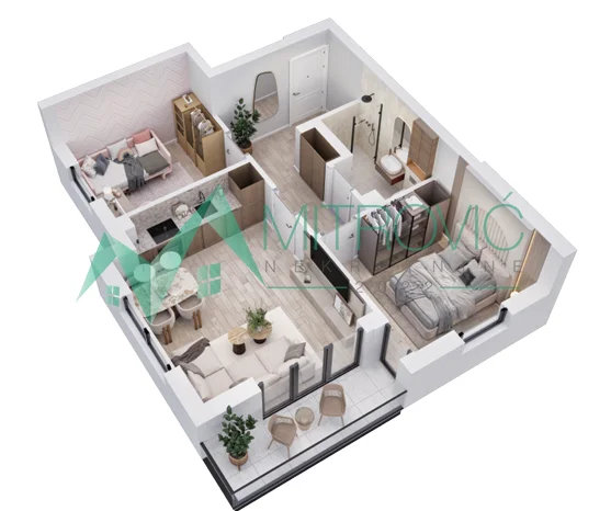 1004816 VRDNIK – STAN 53 m², PAMETNI HOME SISTEM, NOVI ST