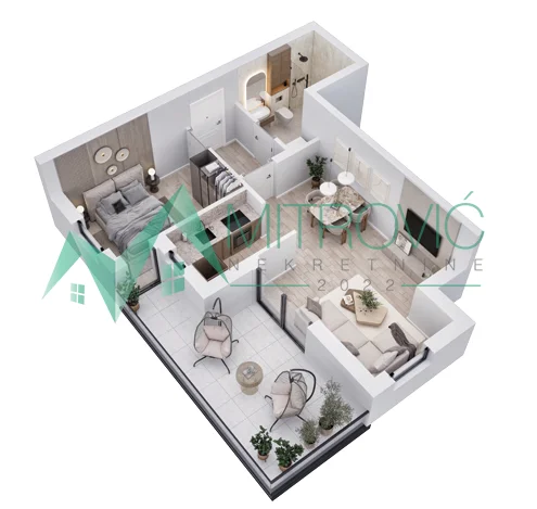 1004831 VRDNIK – STAN 55 m², SMART HOME SISTEM, NOVI STAN
