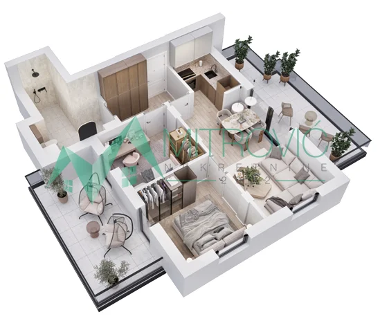 1004825 VRDNIK – STAN 72 m², SMART HOME SISTEM, NOVI STANDARD STANOVANJA 