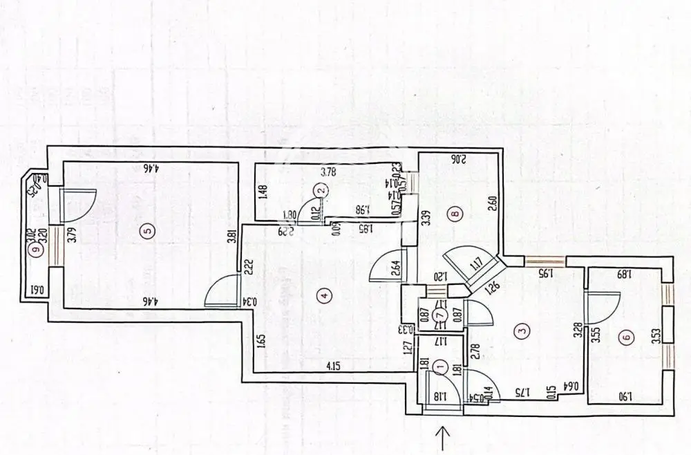 Two and a half room salon apartment in the most beautiful location in the city! ID#10861