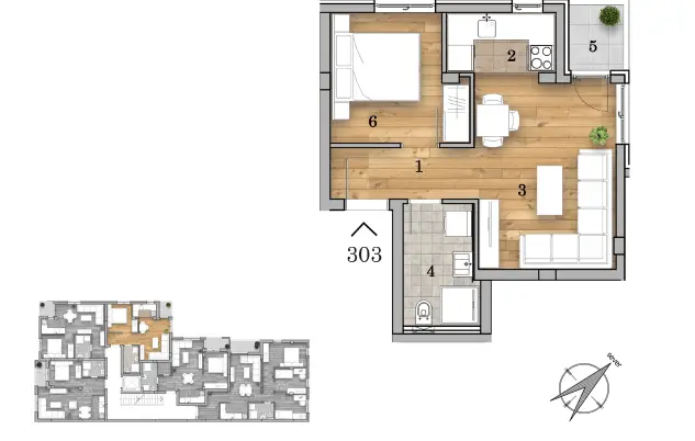 Stan 36m² — Telep, Novi Sad