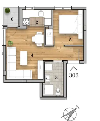 Stan 36m² — Telep, Novi Sad