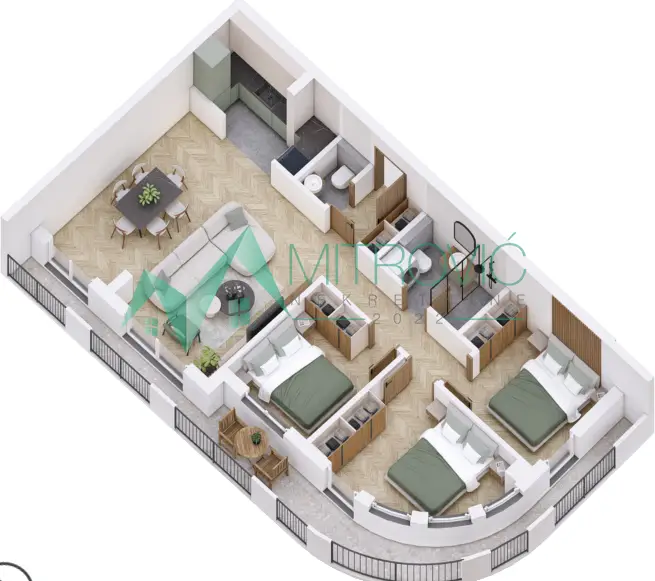 Stan 86m² — Petrovaradin, Petrovaradin (Novi Sad)