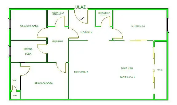 <p>Novi Sad, Grbavica, Gogoljeva street, a comfortable, registered and fully furnished four-room apartment for sale in a very high-quality building