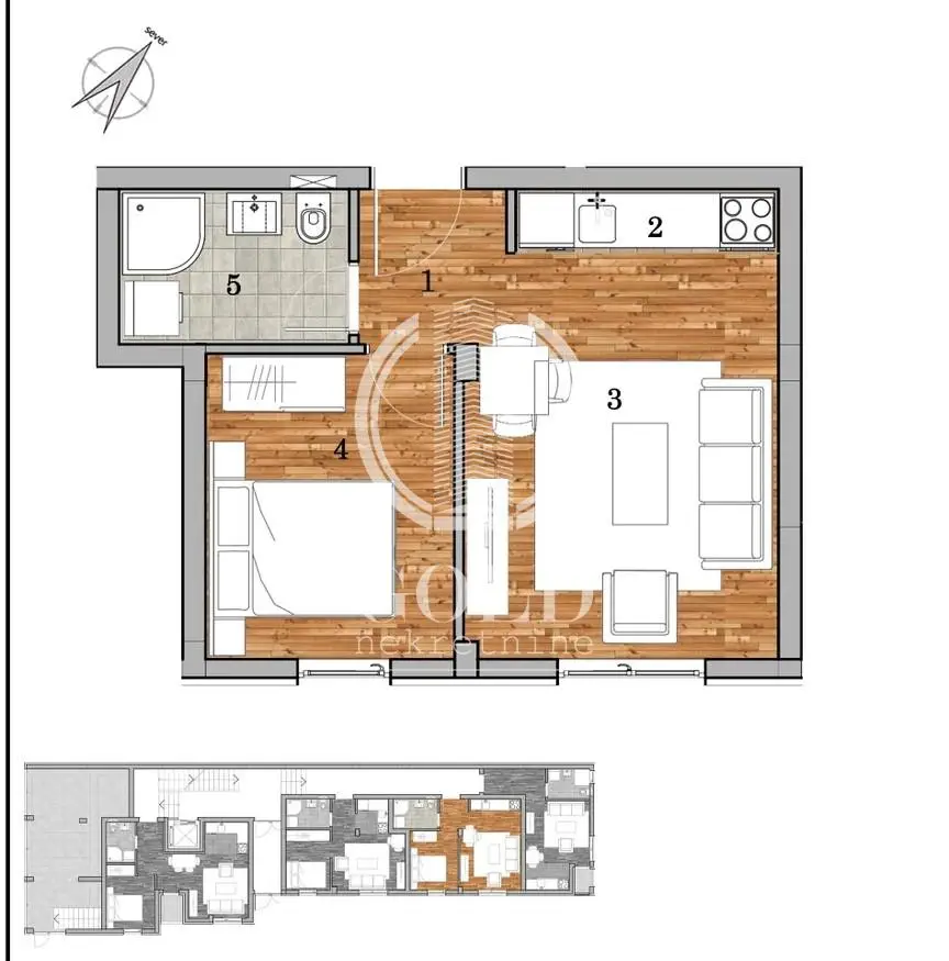 Stan 33m² — Telep, Novi Sad