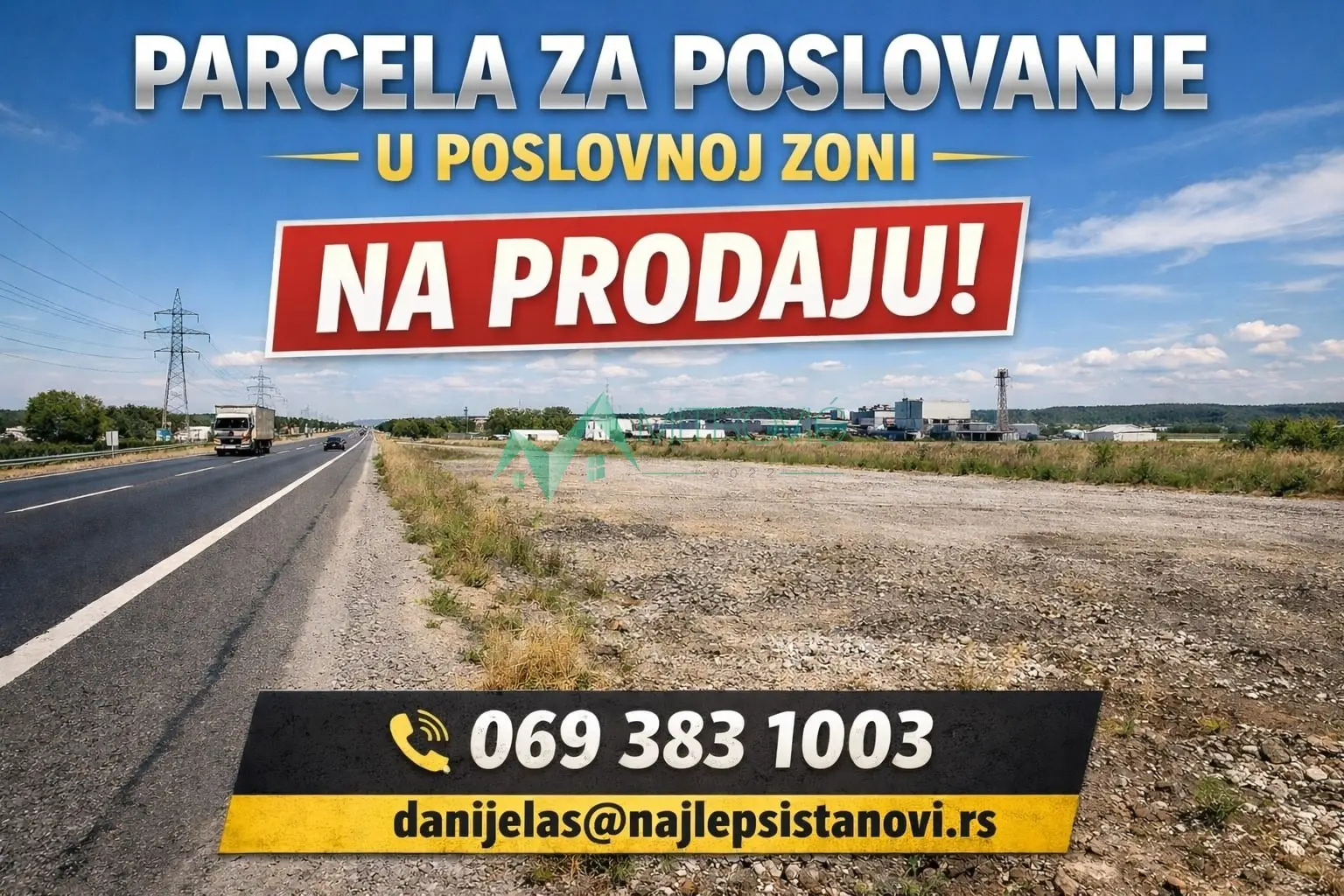 EXCLUSIVE, ONLY IN OUR OFFER! Novi Sad - Parcel 8,154 m2 suitable for business
