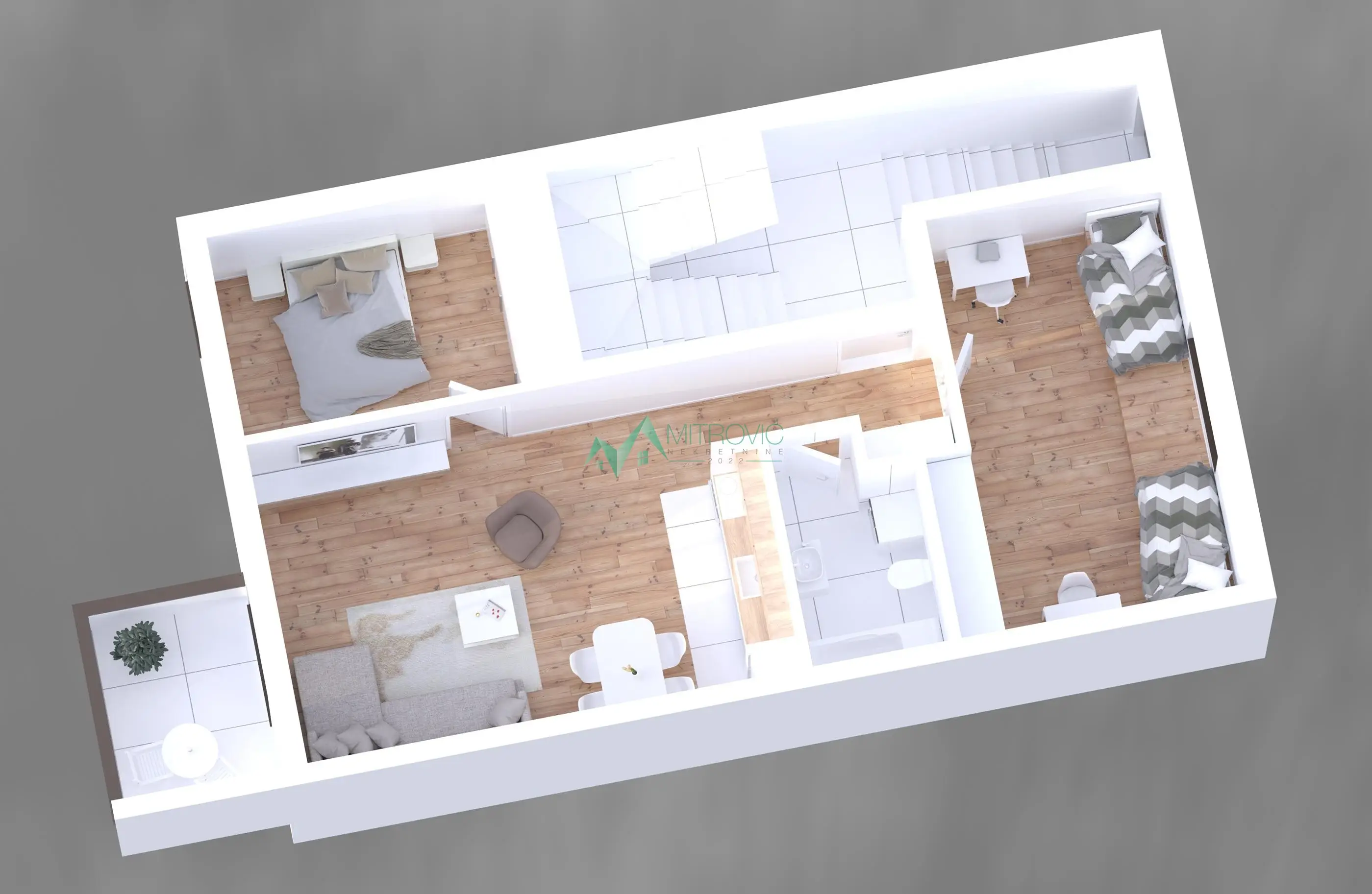 Stan 64m² — Telep, Novi Sad