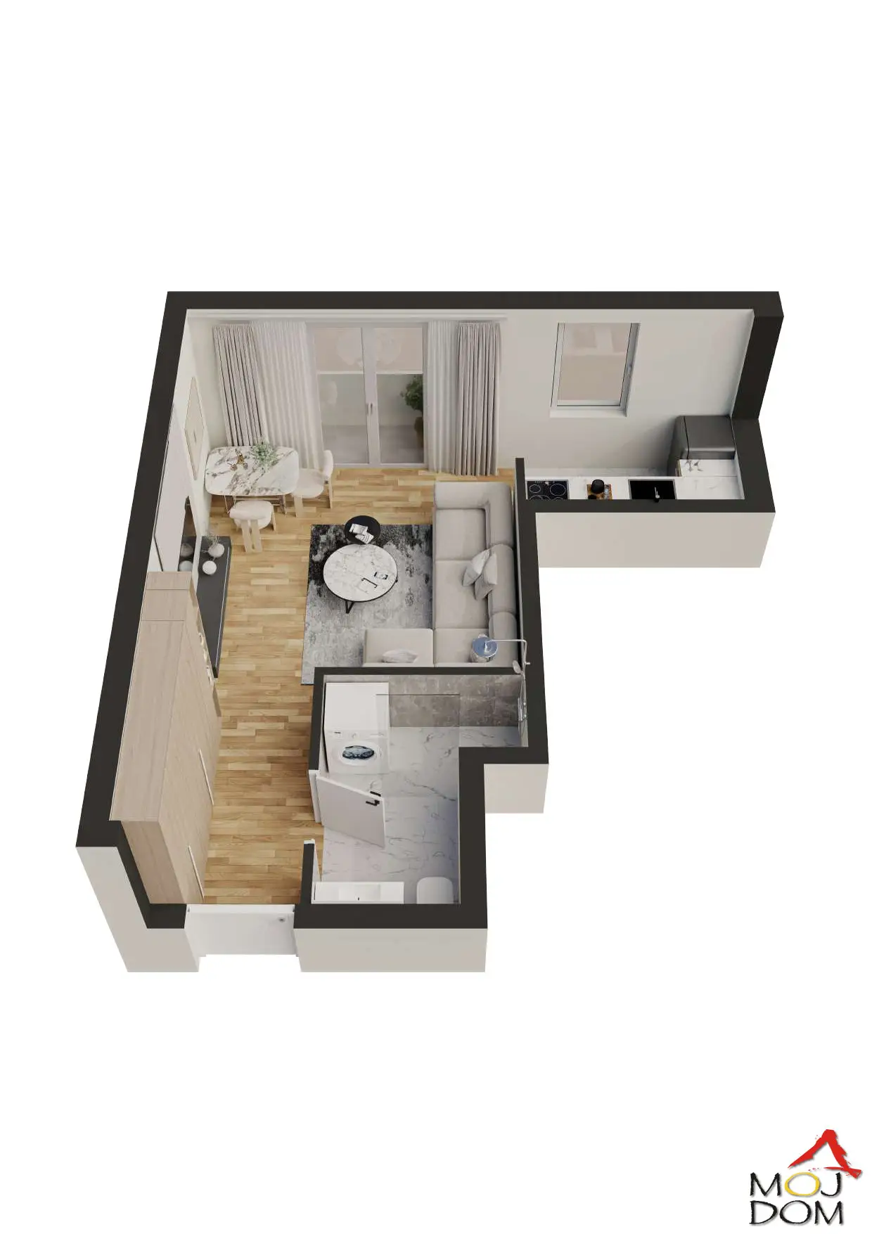 We are selling excellent apartments under construction in Northern Telep.

On a street that connects Futoški Put and Patriarch Pavle Boulevard, a quality building is being constructed with studios, one-bedroom, and three-bedroom apartments of perfect sizes and room layouts