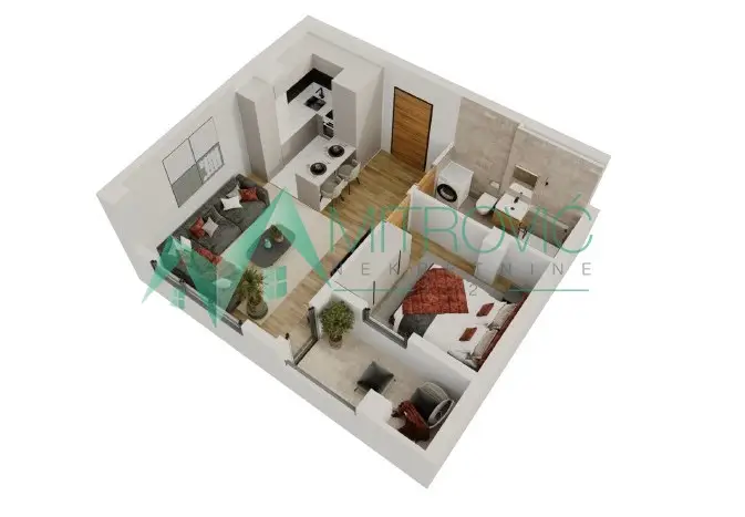 Stan 40m² — Salajka, Novi Sad