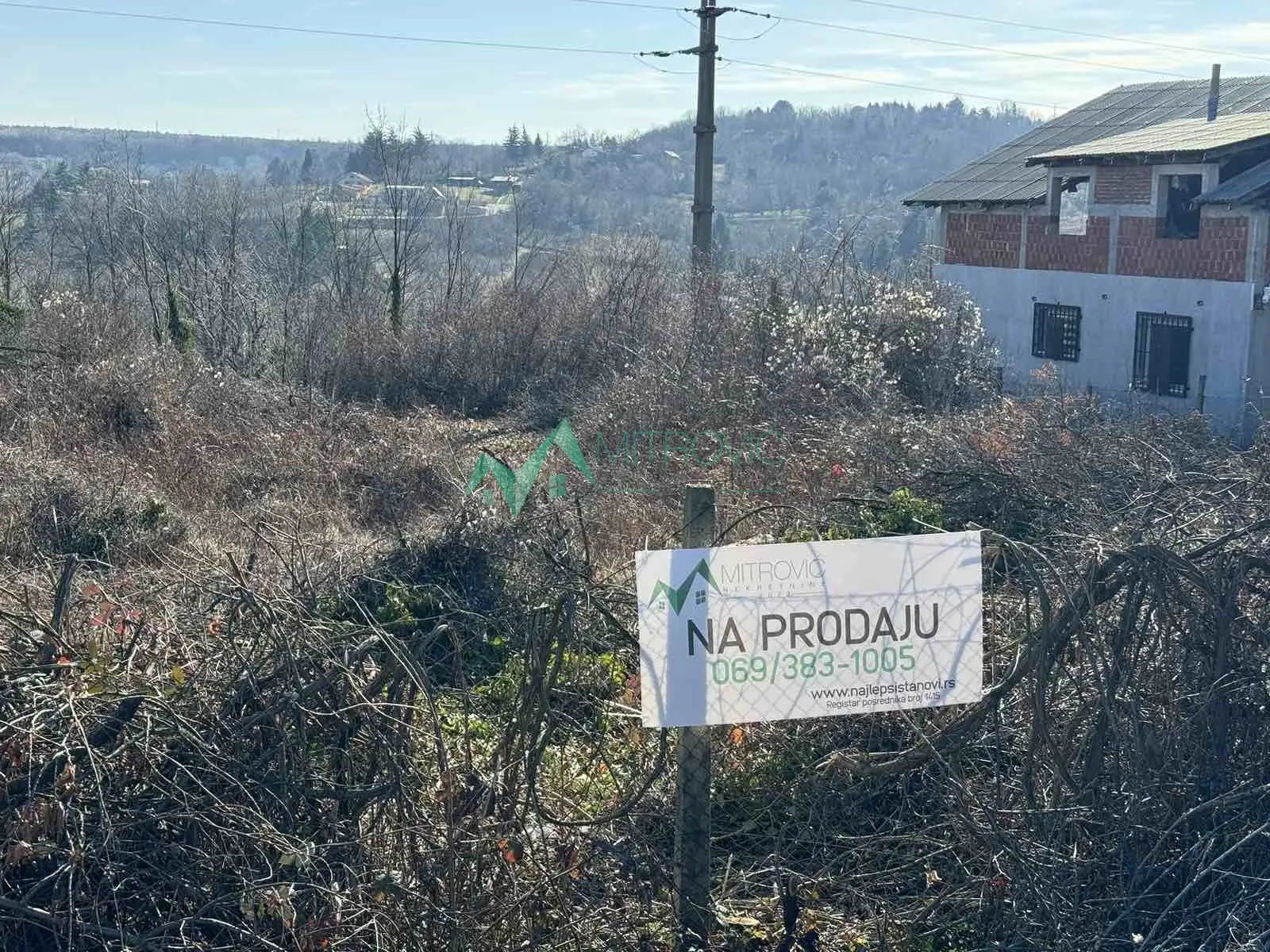Sremska Kamenica - Novi Sad - Irig road, excellent plot