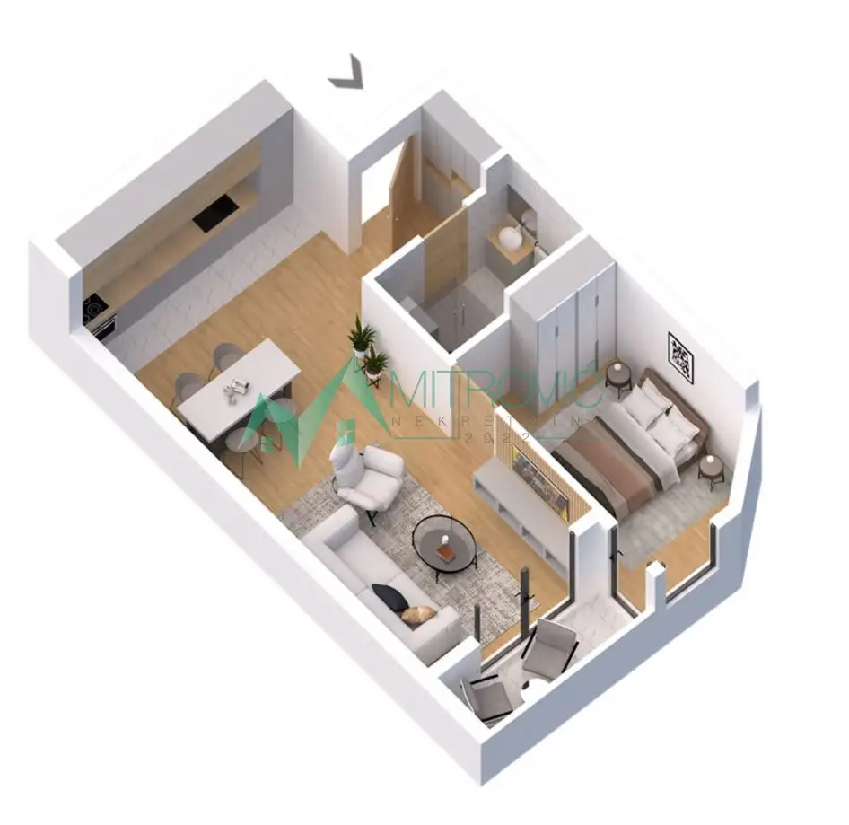 Stan 44m² — Petrovaradin, Petrovaradin (Novi Sad)
