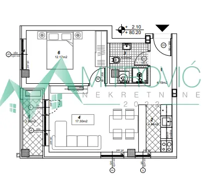 Stan 44m² — Telep, Novi Sad