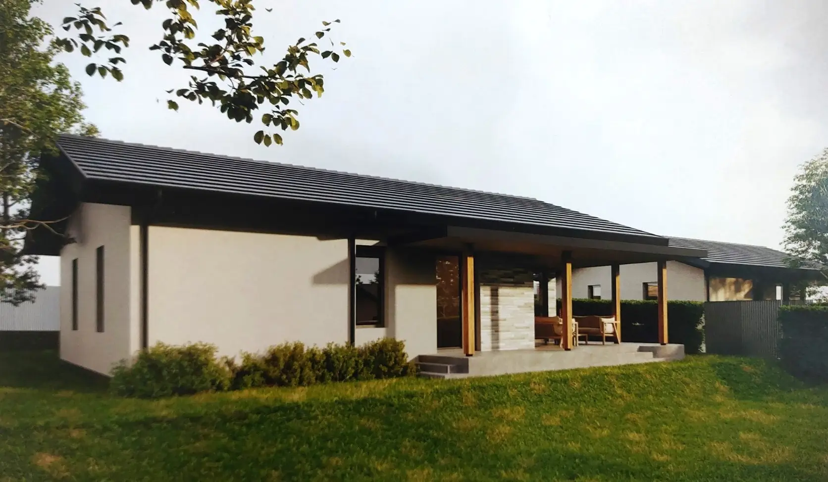 Irig - near the tunnel, for sale: new, modern four-bedroom house of 105m2 with a beautiful terrace and landscaped yard...

Price includes VAT and the possibility of purchasing via credit!!!

The house is currently under construction and will be completed in April...
It has