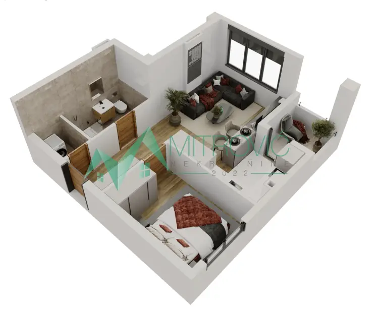 Novi Sad, Salajka - Jednoiposoban stan  40m2 