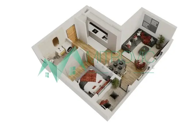 Stan 45m² — Salajka, Novi Sad