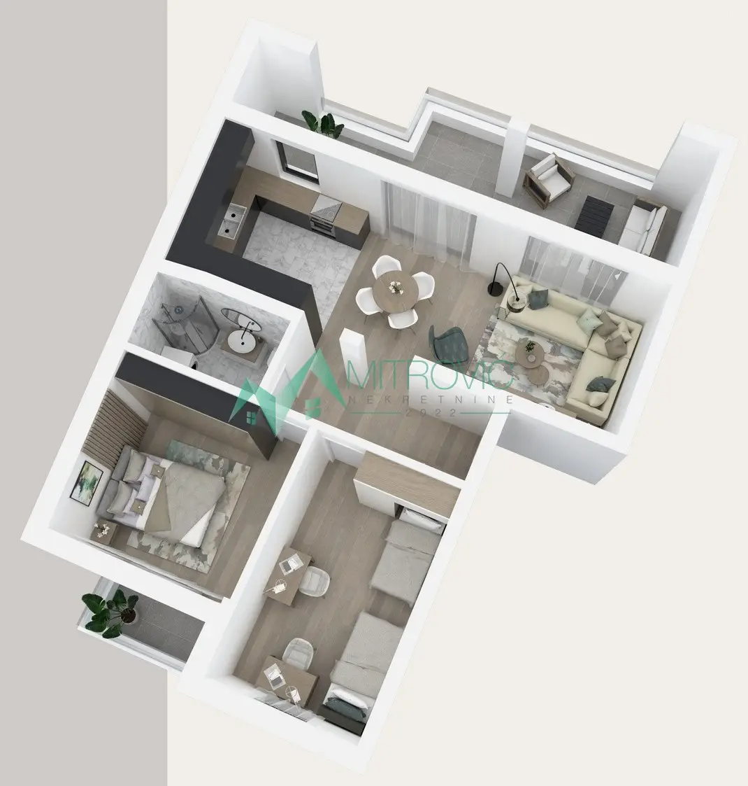 Stan 94m² — Podbara, Novi Sad