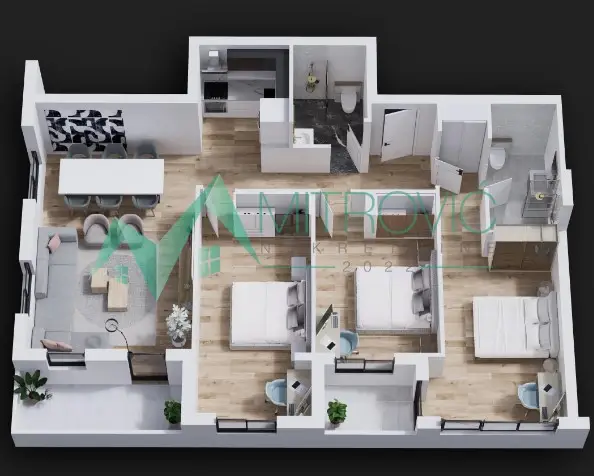 Stan 95m² — Telep, Novi Sad