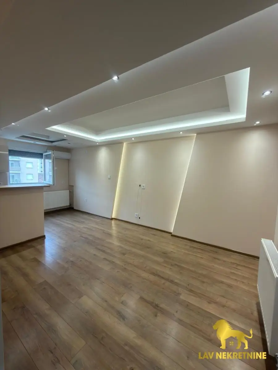 The apartment currently cannot be purchased via loan because it is in the process of removing a note from the cadaster. The apartment has an actual 56 square