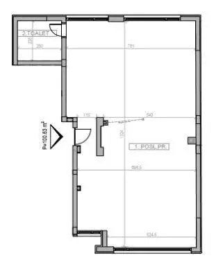 Novi Sad, Center, new premises on the first floor, registered, (Bomil real estate, Novi Sad, Reg. no. 251)
