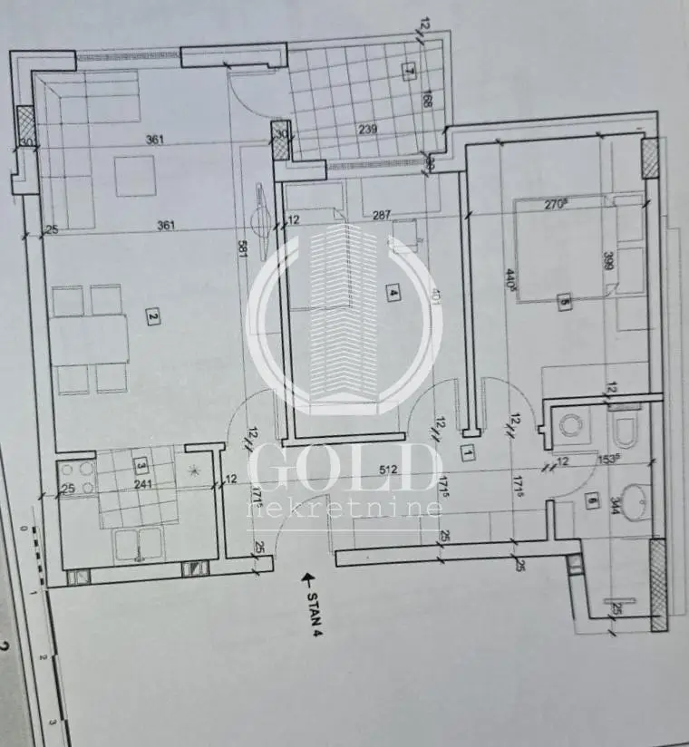 THREE-ROOM APARTMENT, PETROVARADIN, PRICE WITH VAT ID#8893