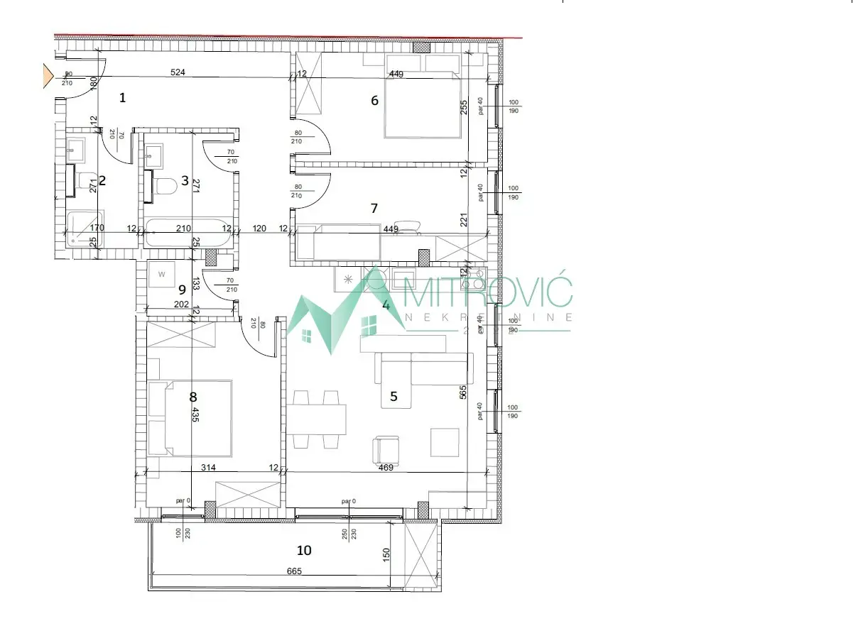 Stan 96m² — Telep, Novi Sad