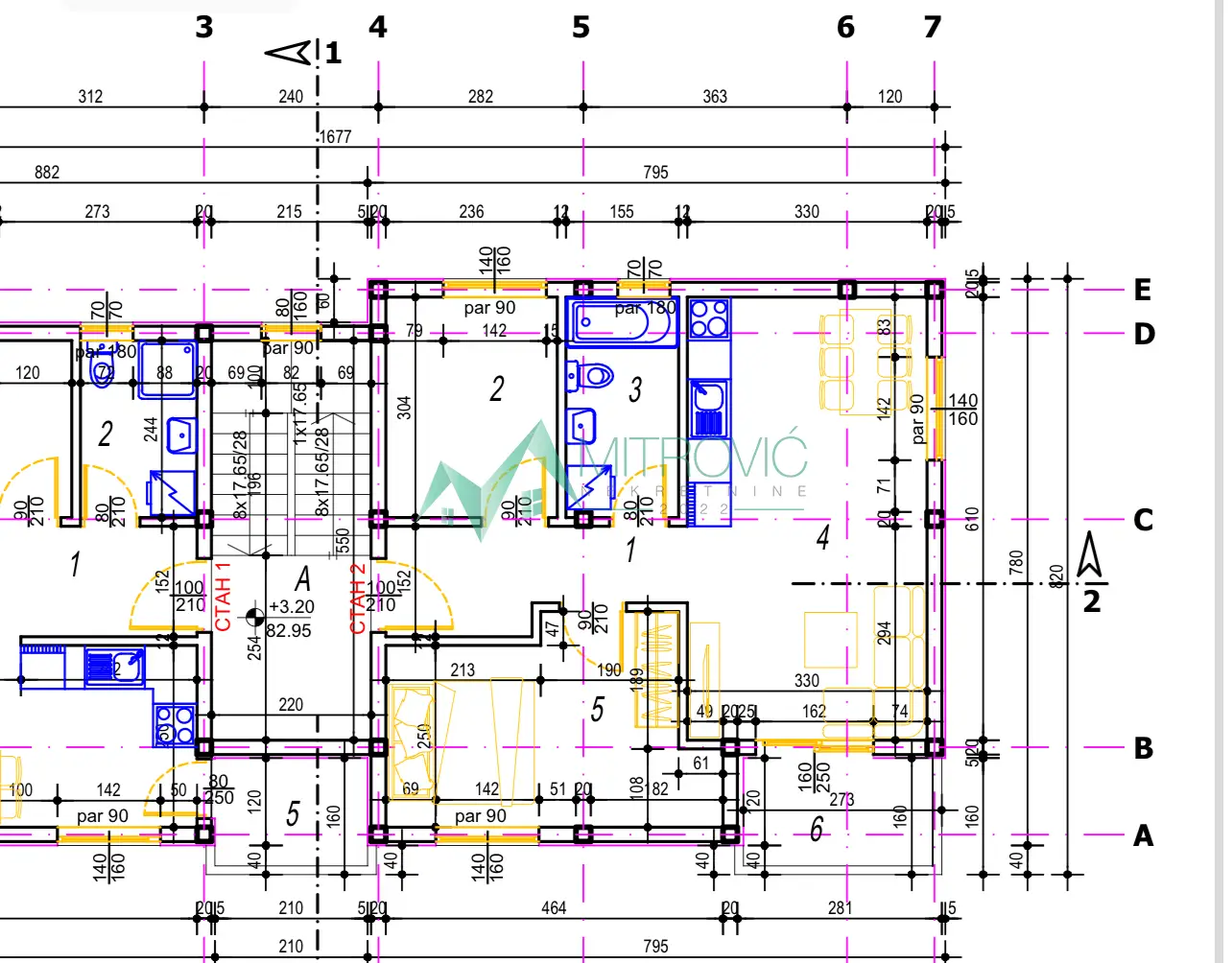 Stan 95m² — Adice, Novi Sad