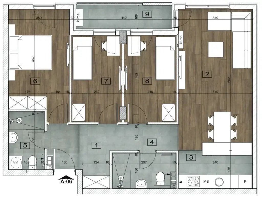 NOVI SAD. BOULEVARD. PATRIARCH PAVLE. THREE-AND-A-HALF-ROOM APARTMENT. PLUS VAT (Svet nekretnine, Novi Sad, Reg. no. 405)
