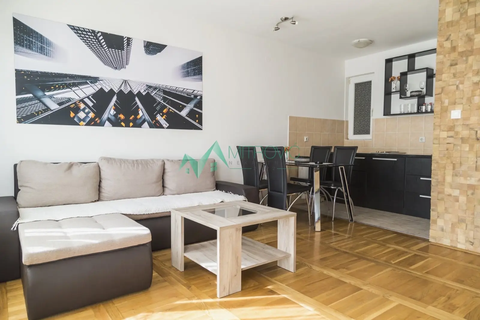 Fully furnished two-bedroom apartment for rent