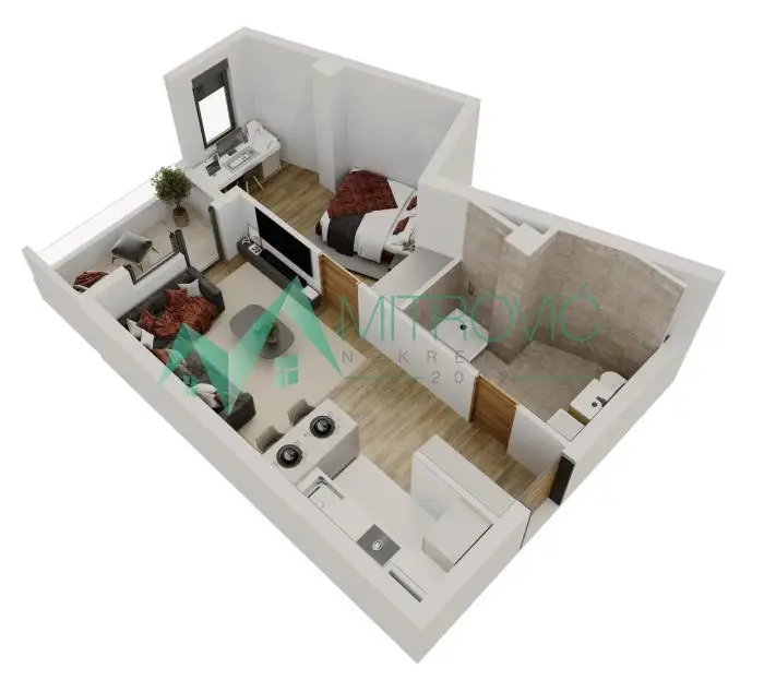 Stan 42m² — Salajka, Novi Sad
