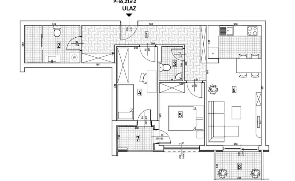 NOVI SAD.TELEP.THREE-ROOM APARTMENT.PLUS VAT (Svet nekretnine, Novi Sad, Reg. no. 405)