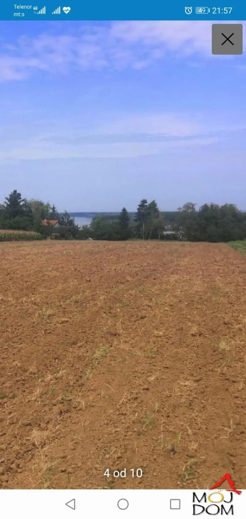 Excellent plot on the exit from Banoštor
(Moj Dom nekretnine, Novi Sad, Reg.br. 174)