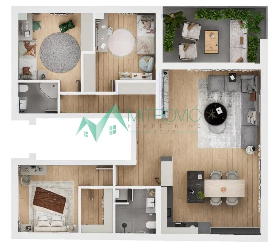 Stan 112m² — Telep, Novi Sad