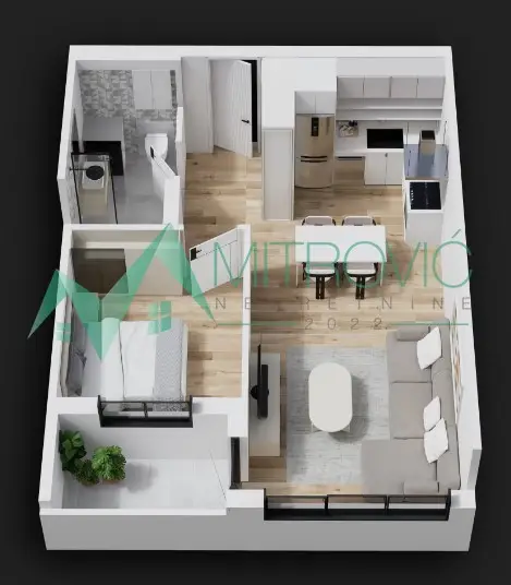 Stan 43m² — Telep, Novi Sad