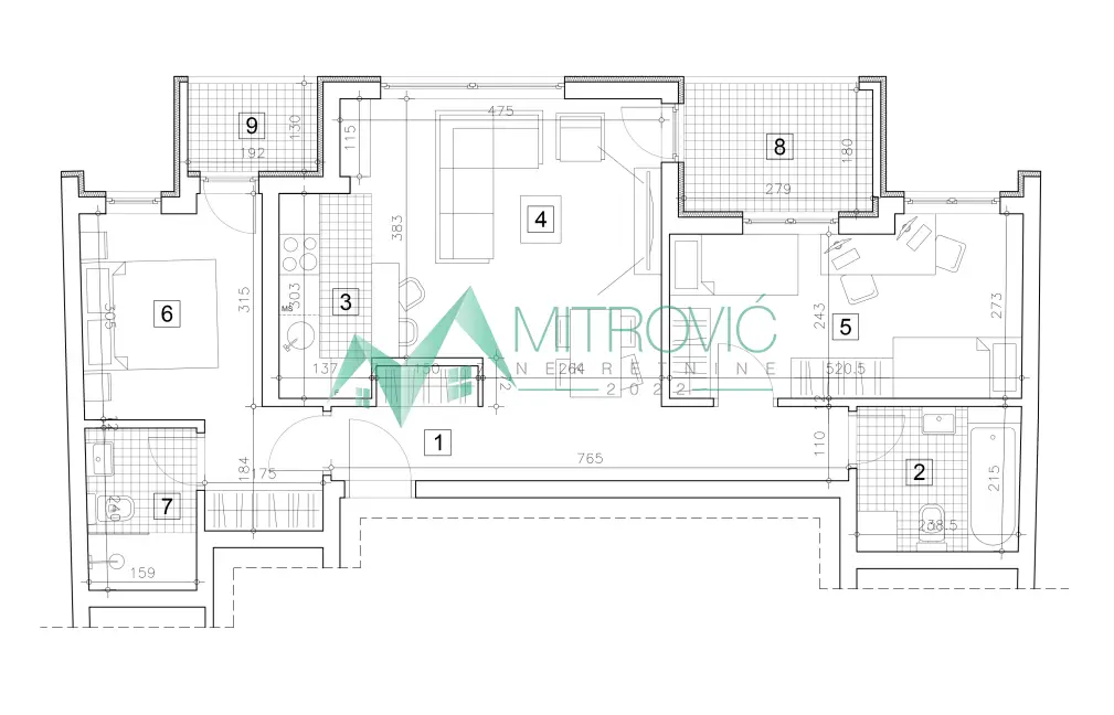 Stan 72m² — Grbavica, Novi Sad