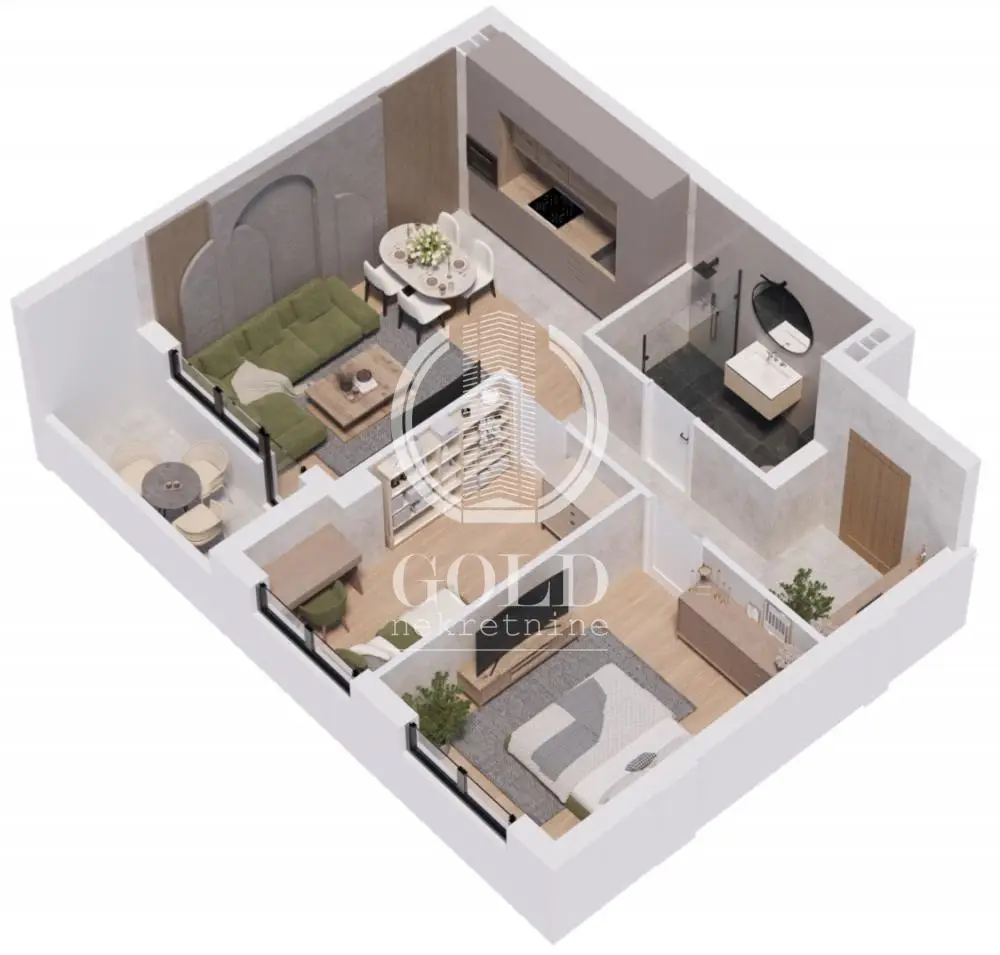 Stan 59m² — Telep, Novi Sad
