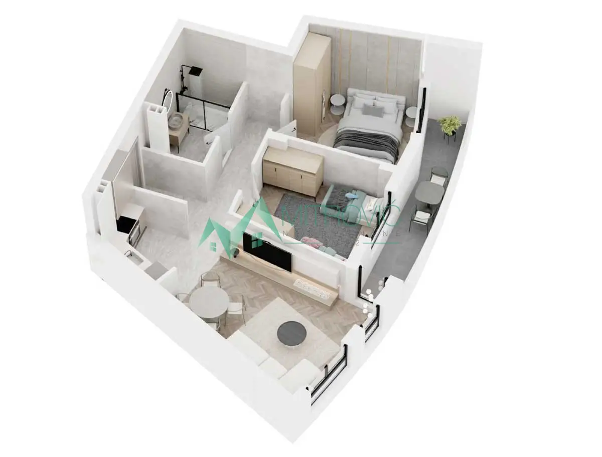 Stan 57m² — Telep, Novi Sad