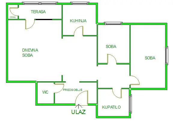 Novi Sad, Novosadski Sajam, Three-room apartment, in an excellent location, well-positioned with a view of Fruška Gora. The apartment is