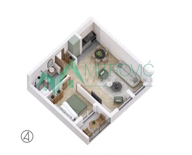 Stan 42m² — Petrovaradin, Petrovaradin (Novi Sad)
