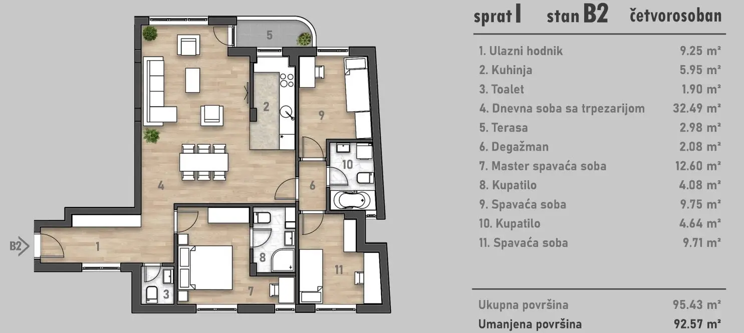 NOV SAD.SOCIJALNO.ČETVOROSOBAN STAN.PLUS PDV(Svet nekretnine, Novi Sad, Reg. br. 405)