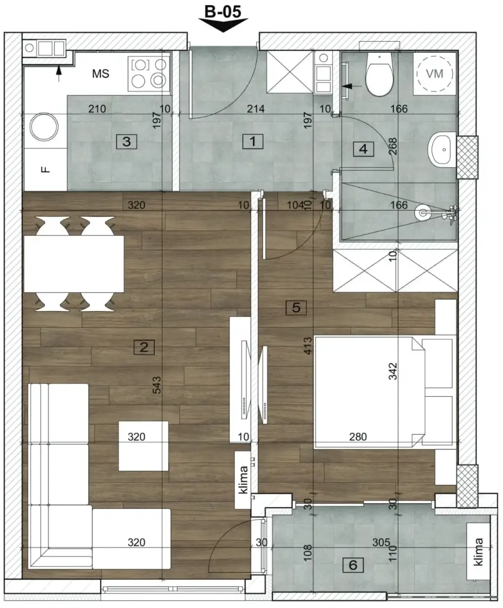 NOVI SAD.BOULEVARD PATRIARCH PAVLE.ONE-BEDROOM APARTMENT PLUS.PLUS VAT (Svet nekretnine, Novi Sad, Reg. no. 405)