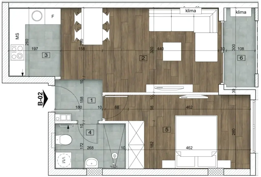 NOVI SAD.BOULEVARD PATRIARCH PAVLE.ONE-BEDROOM APARTMENT PLUS.PLUS VAT (Svet nekretnine, Novi Sad, Reg. no. 405)