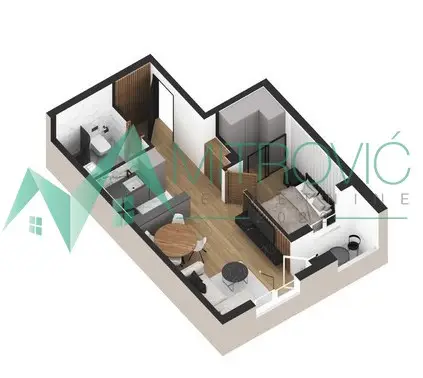 Stan 39m² — Adice, Novi Sad